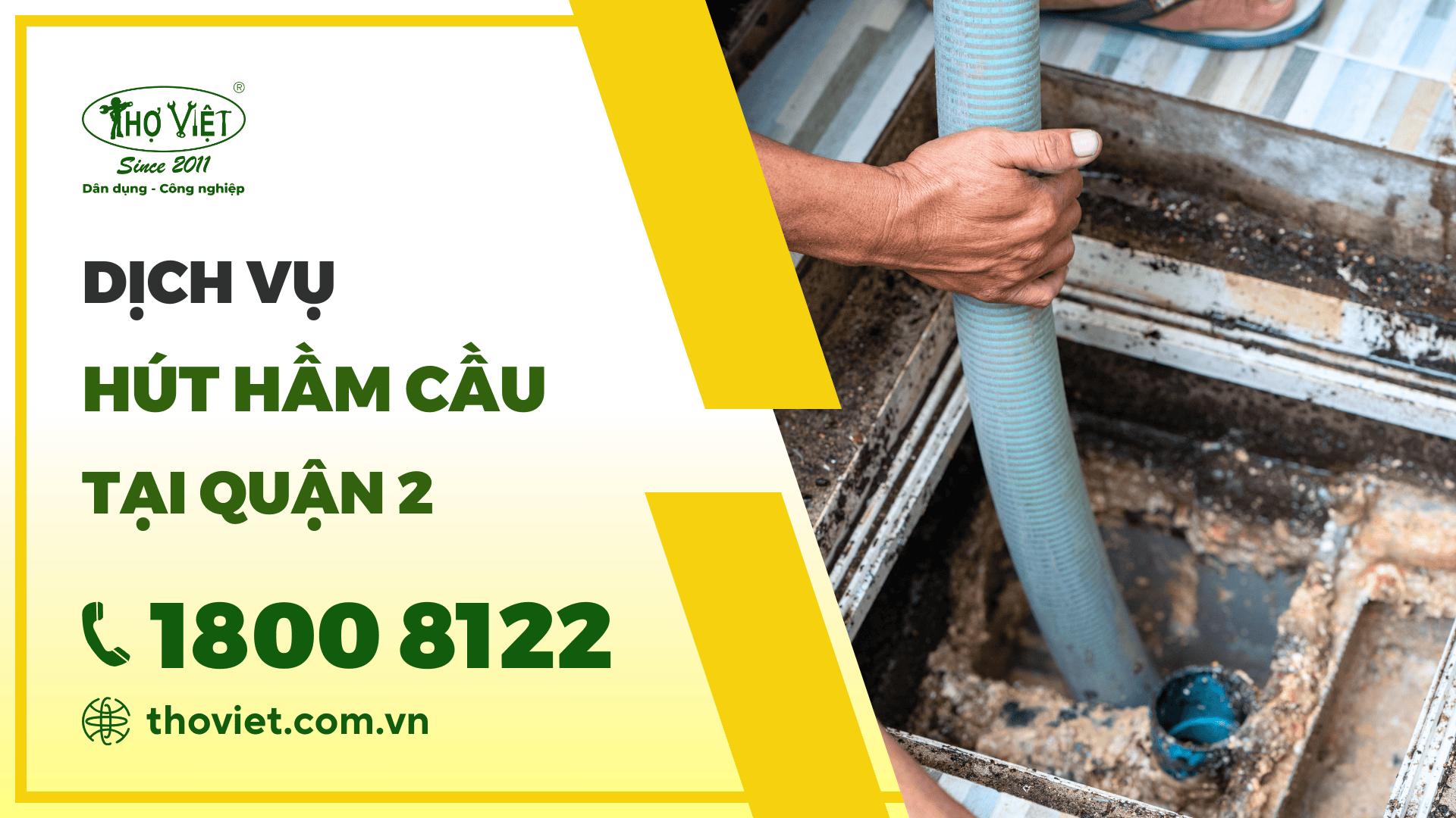 Hút hầm cầu Quận 2