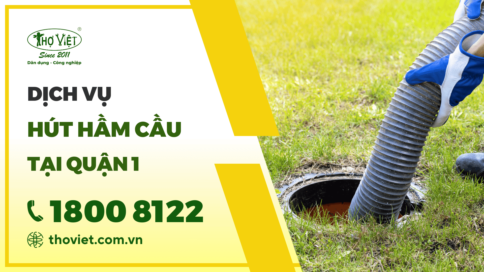 Hút hầm cầu quận 1