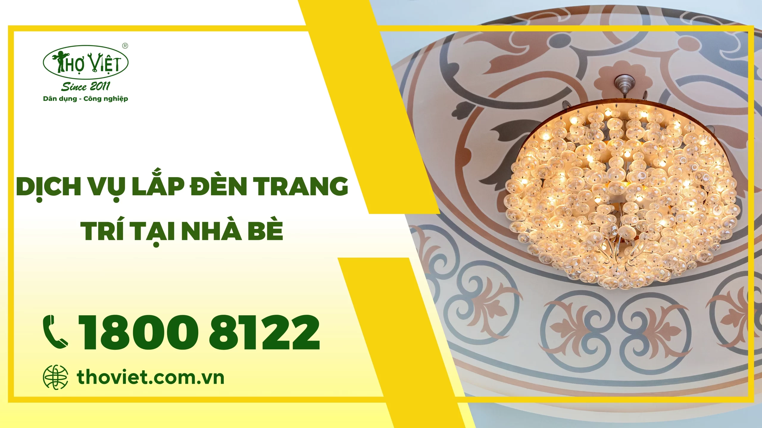 Dịch vụ lắp đèn trang trí tại Nhà Bè