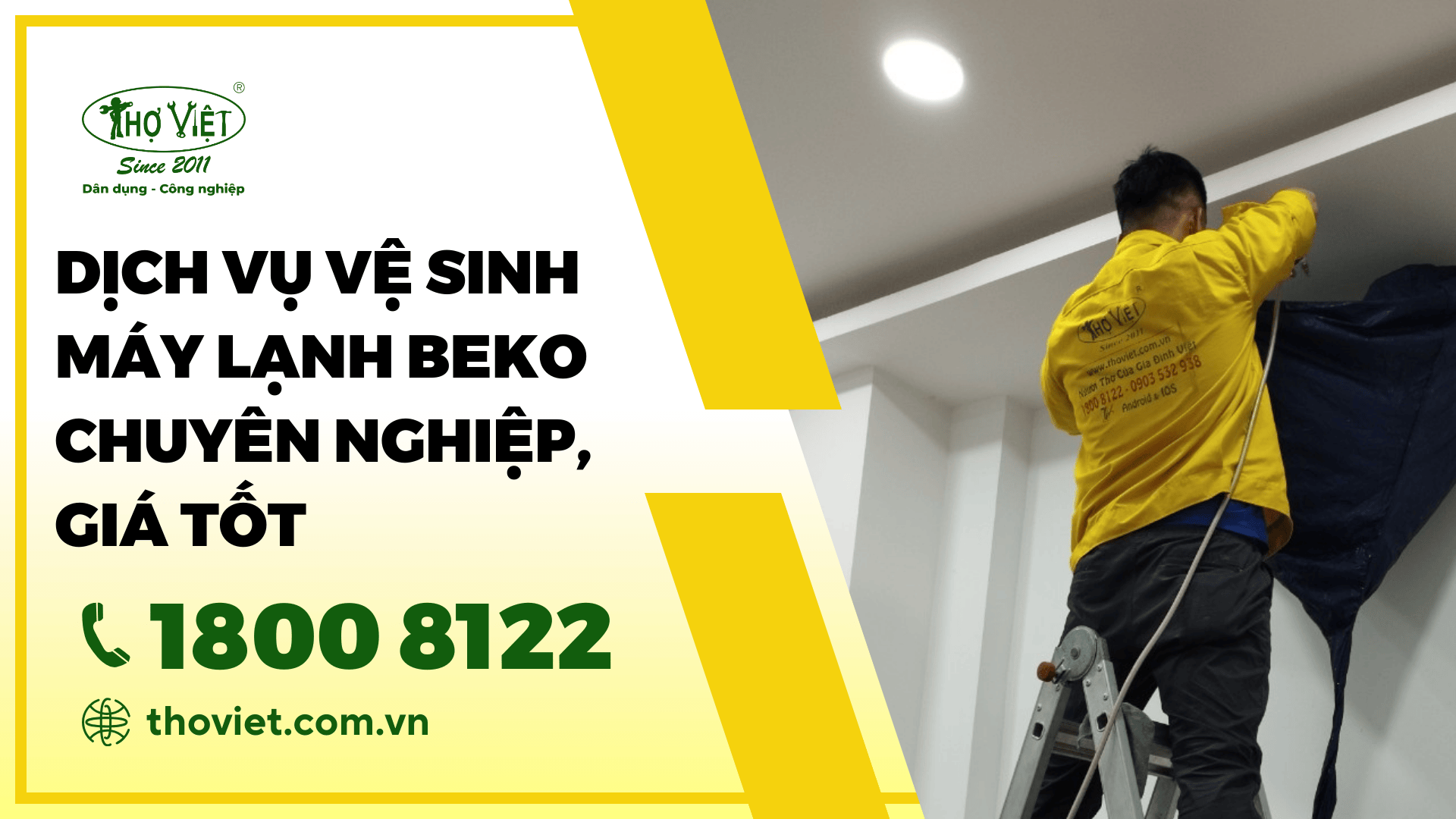 Dịch vụ vệ sinh máy lạnh Beko chuyên nghiệp, giá tốt