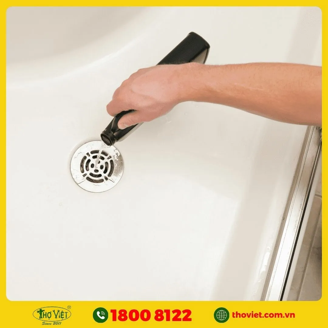 Lưu ý khi thông cống bằng giấm