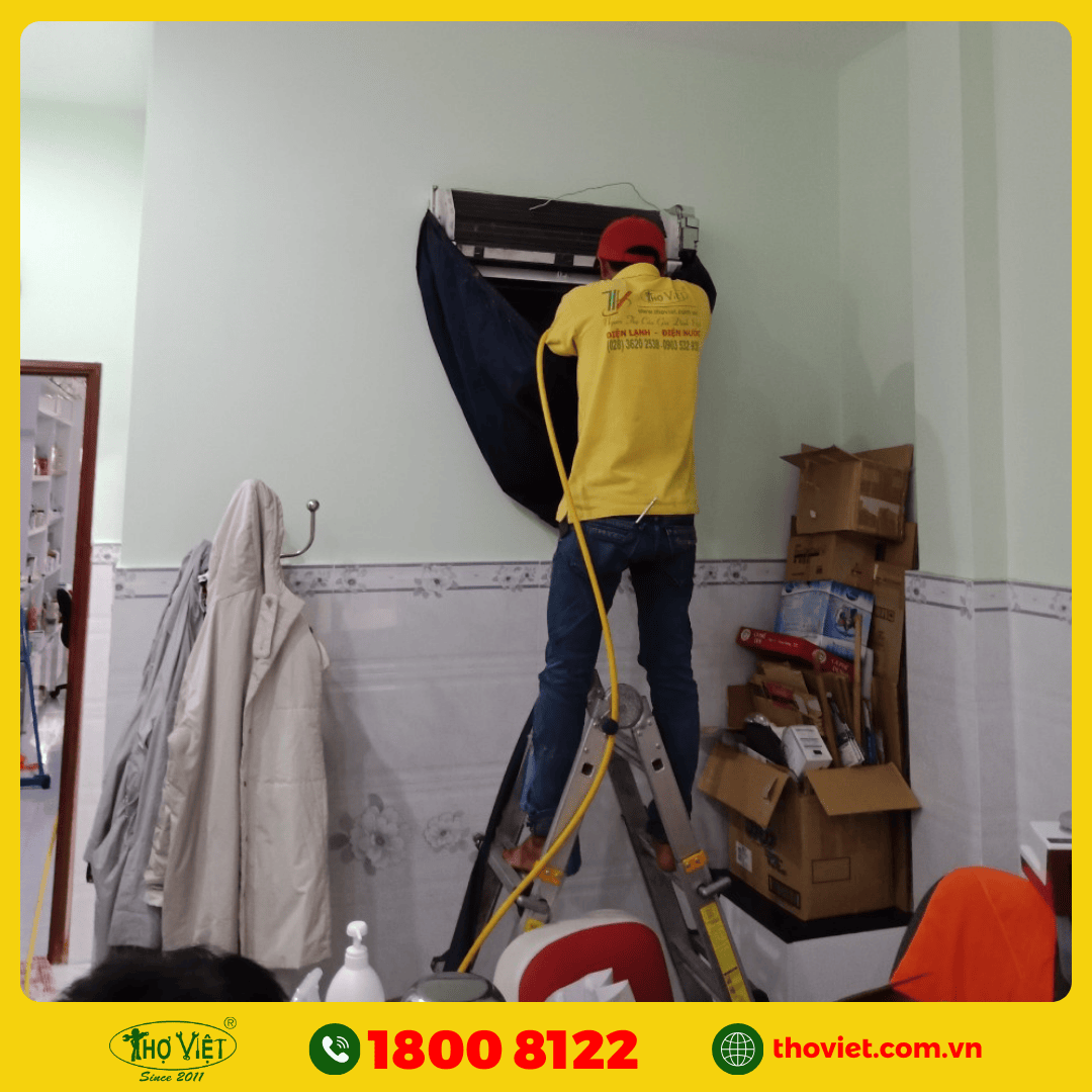 Quy trình vệ sinh máy lạnh Beko tại Thợ Việt