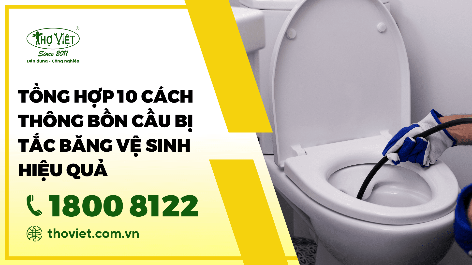 Tổng hợp 10 cách thông bồn cầu bị tắc băng vệ sinh hiệu quả