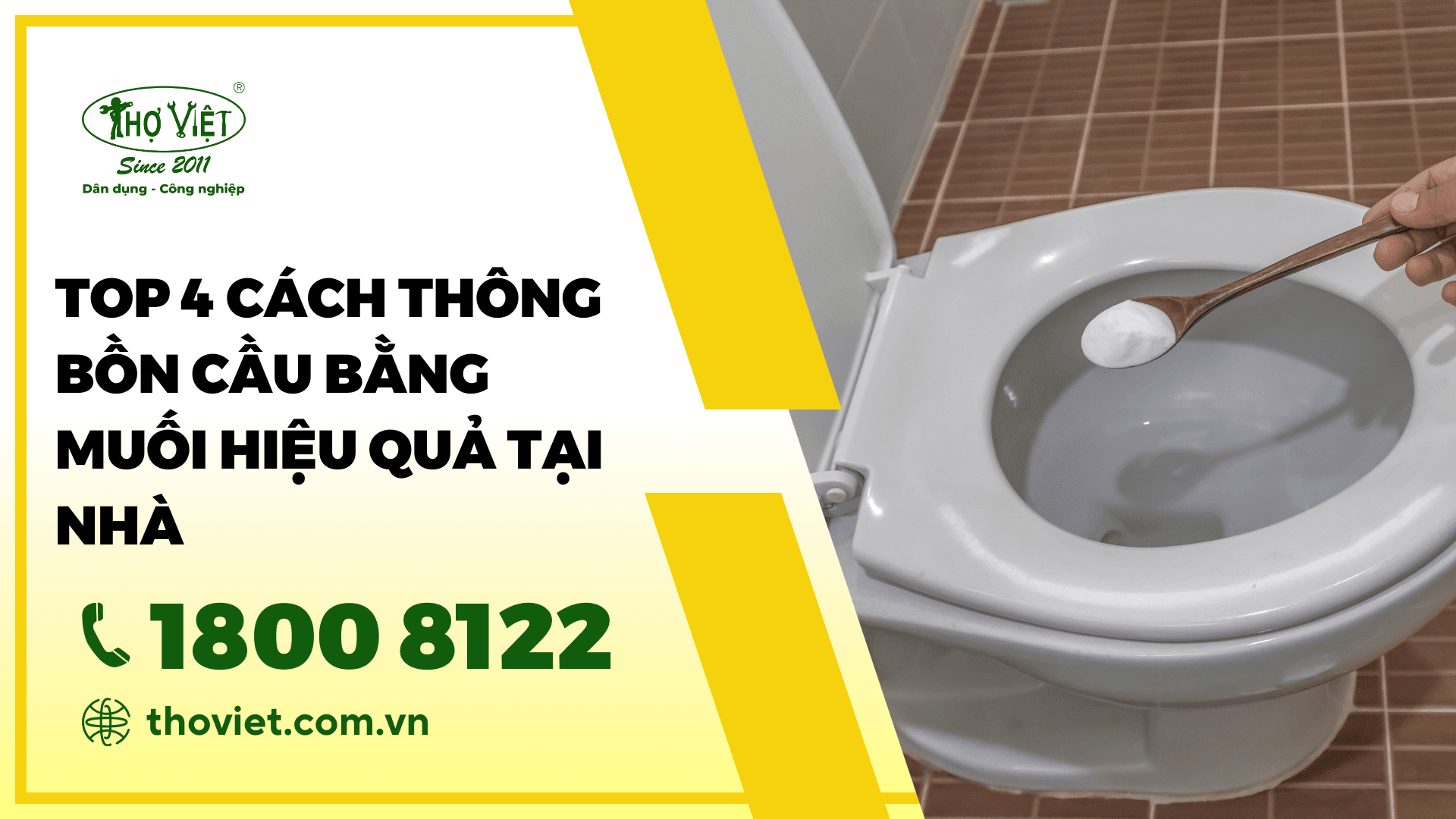 Top 4 Cách Thông Bồn Cầu Bằng Muối Hiệu Quả Tại Nhà