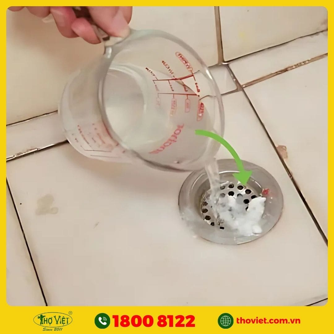 Thông cống bằng axit