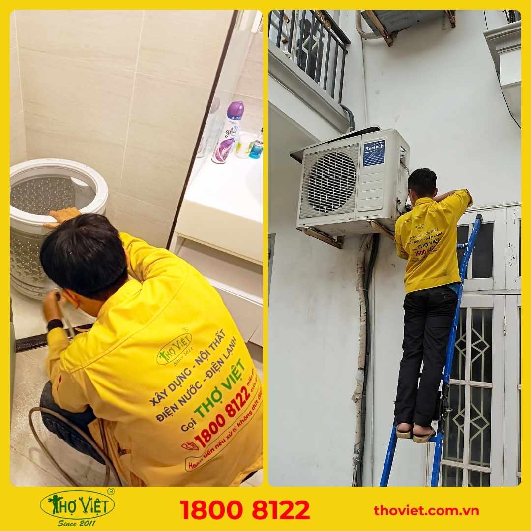 Bao lâu nên vệ sinh máy lạnh và máy giặt một lần