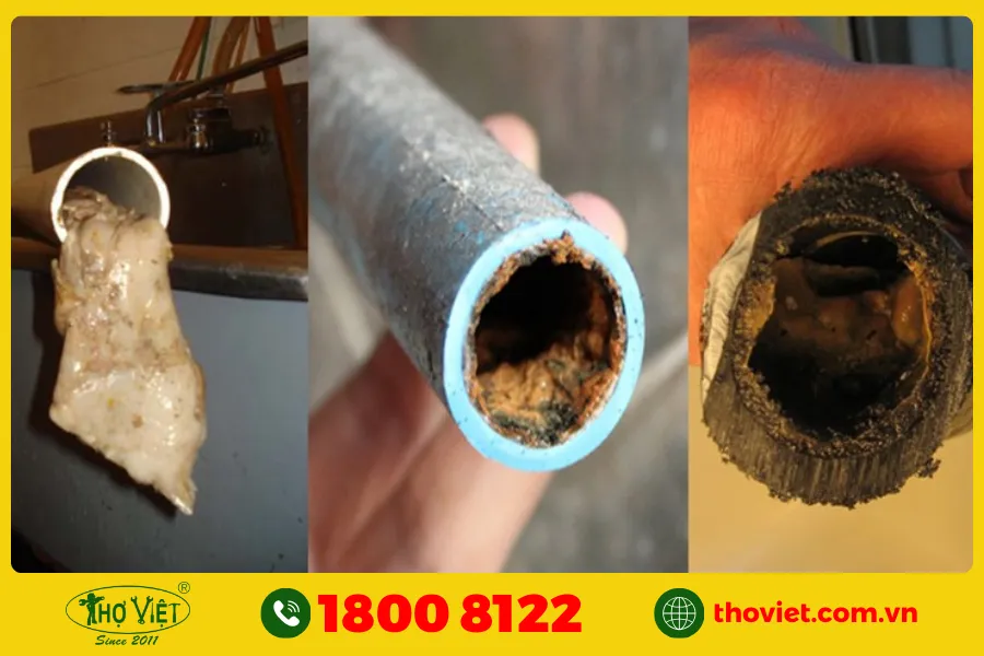 Ông thoát nước bị tắc