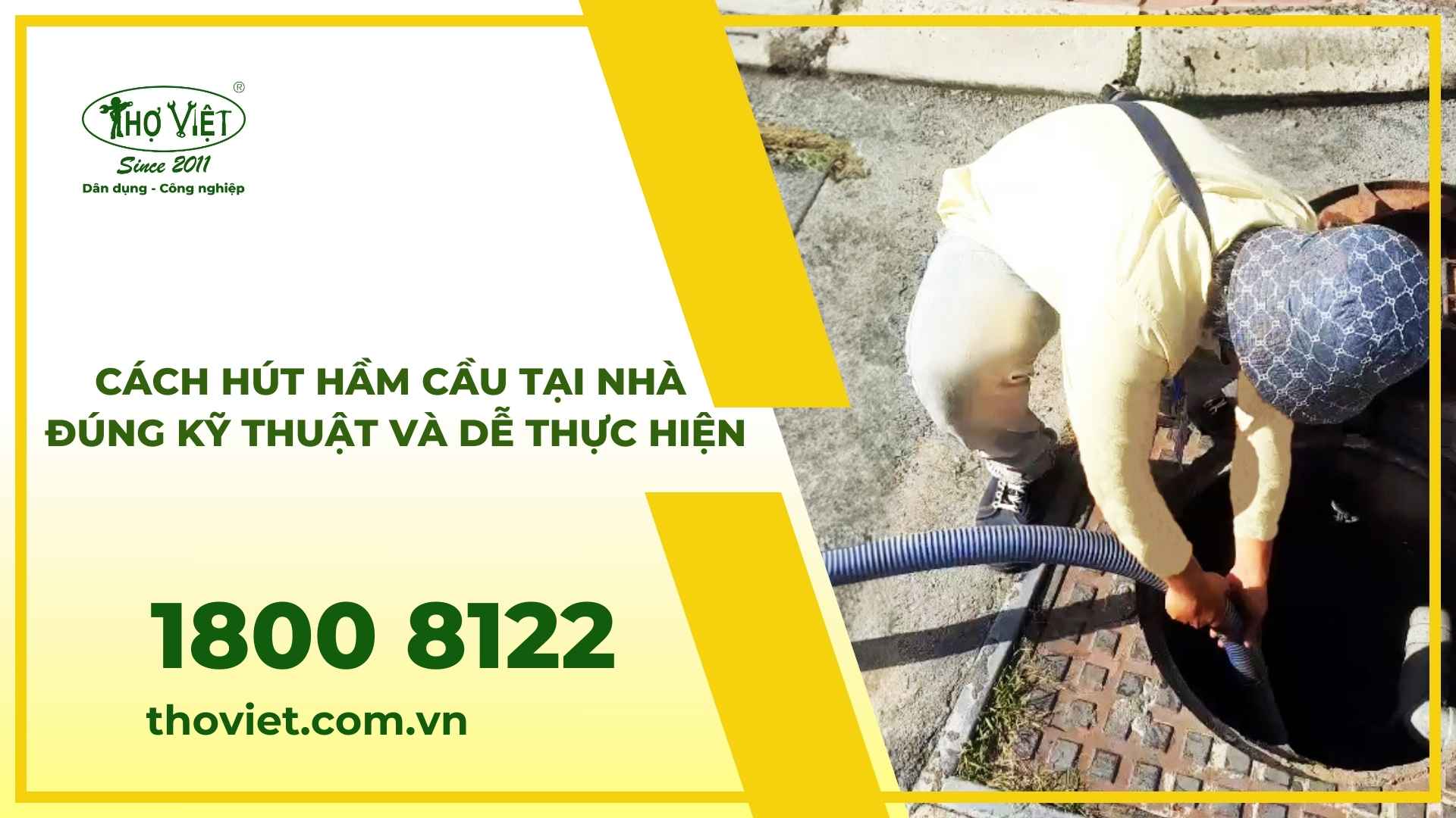 Cách hút hầm cầu tại nhà