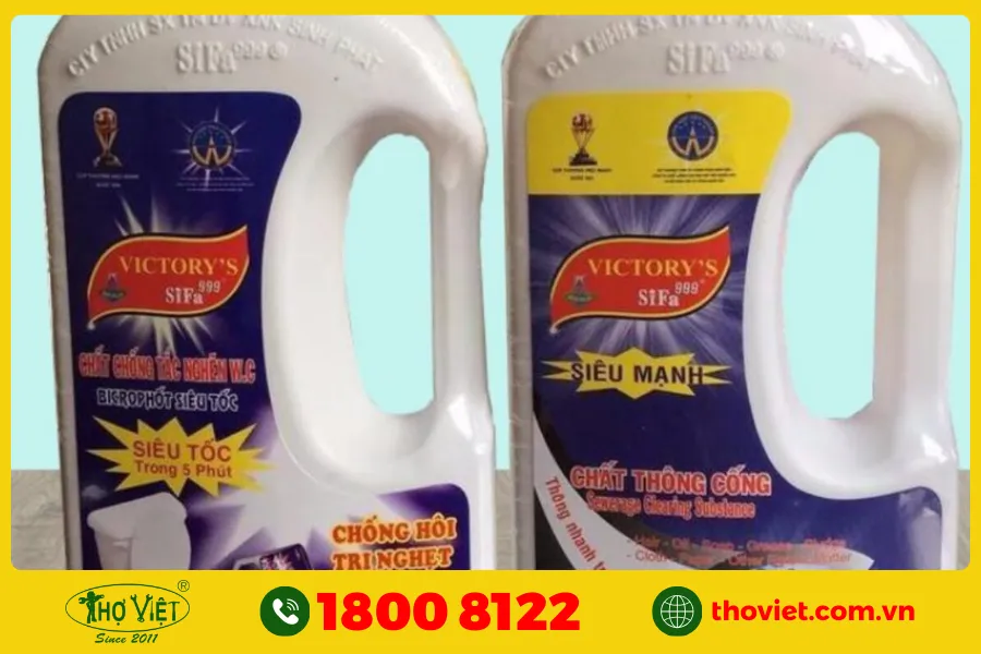 Hướng dẫn sử dụng nước thông cống Sifa