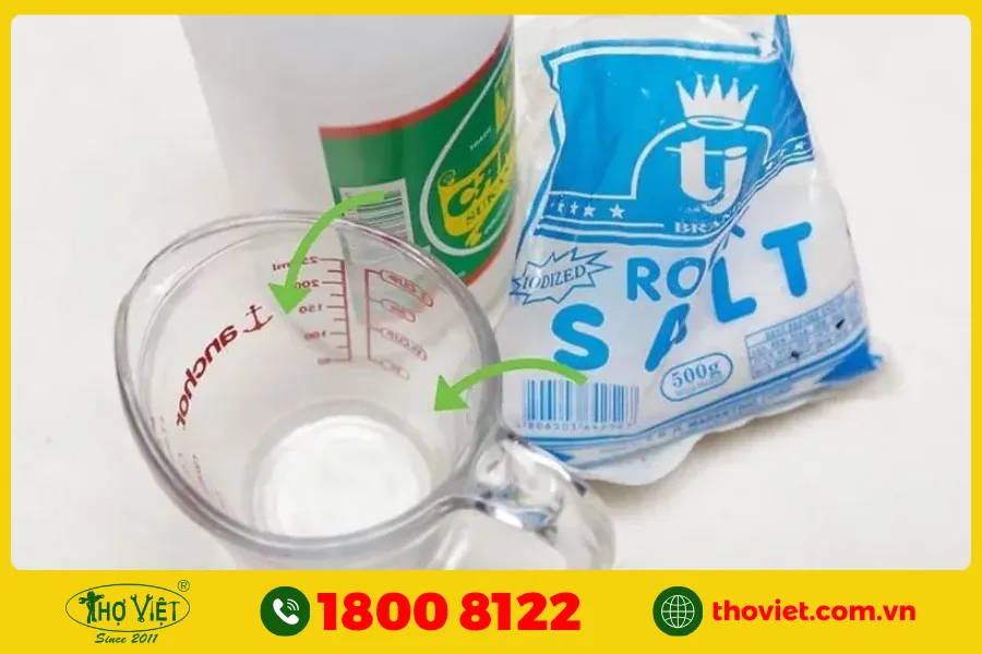 Cách thông cống bằng muối, đường và giấm