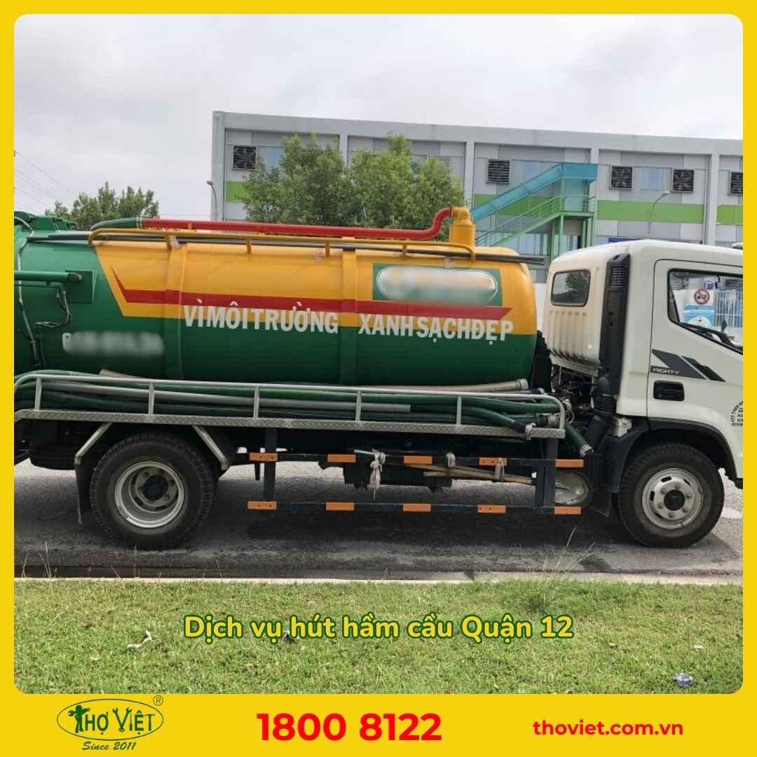 Tại sao nên chọn dịch vụ hút hầm cầu quận 12 của Thợ Việt?