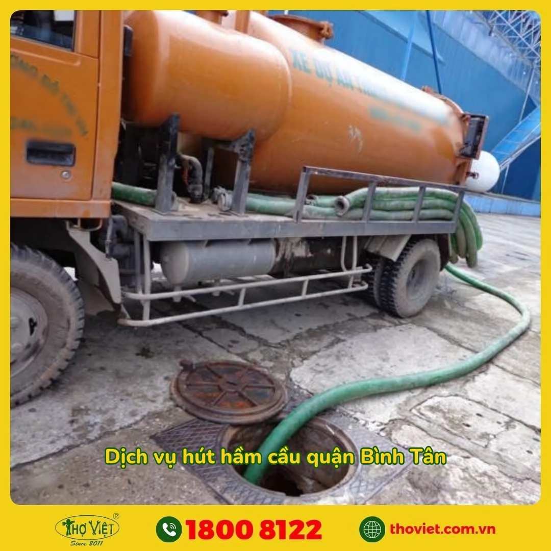 Đơn vị hút hầm cầu tại quận Bình Tân