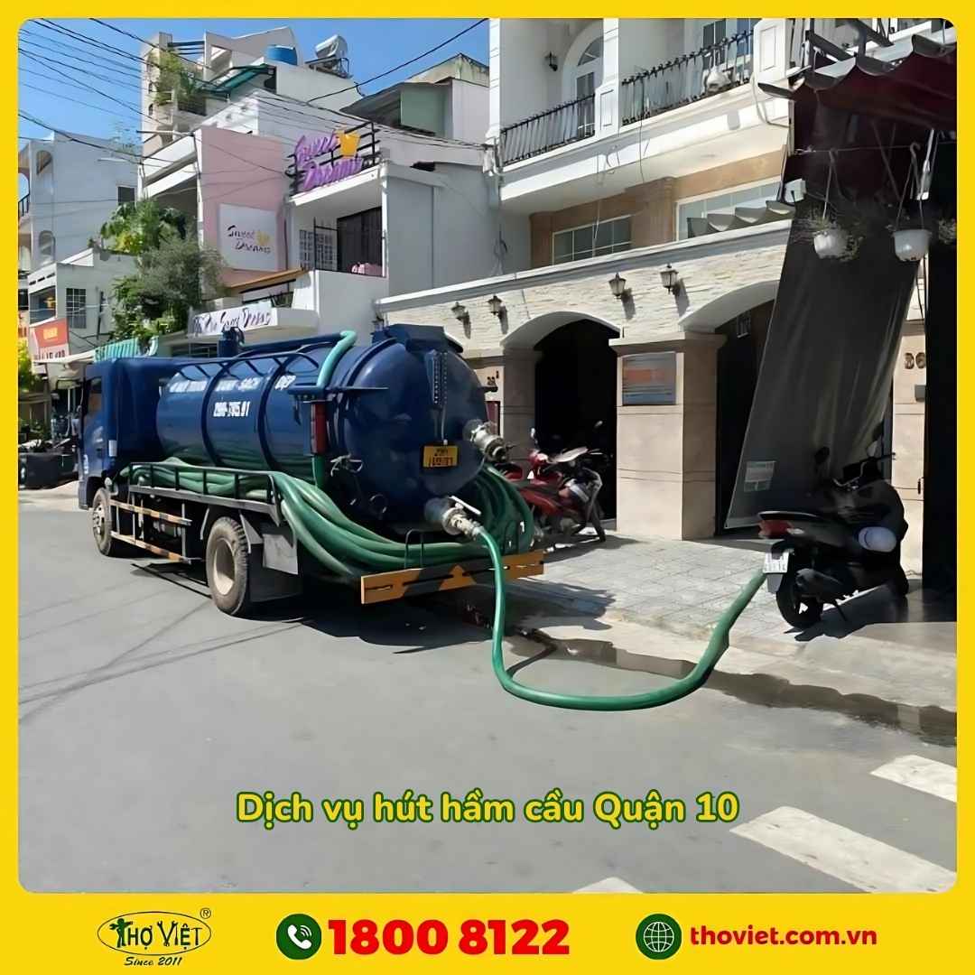 Giới thiệu đơn vị chuyên hút hầm cầu tại quận 10