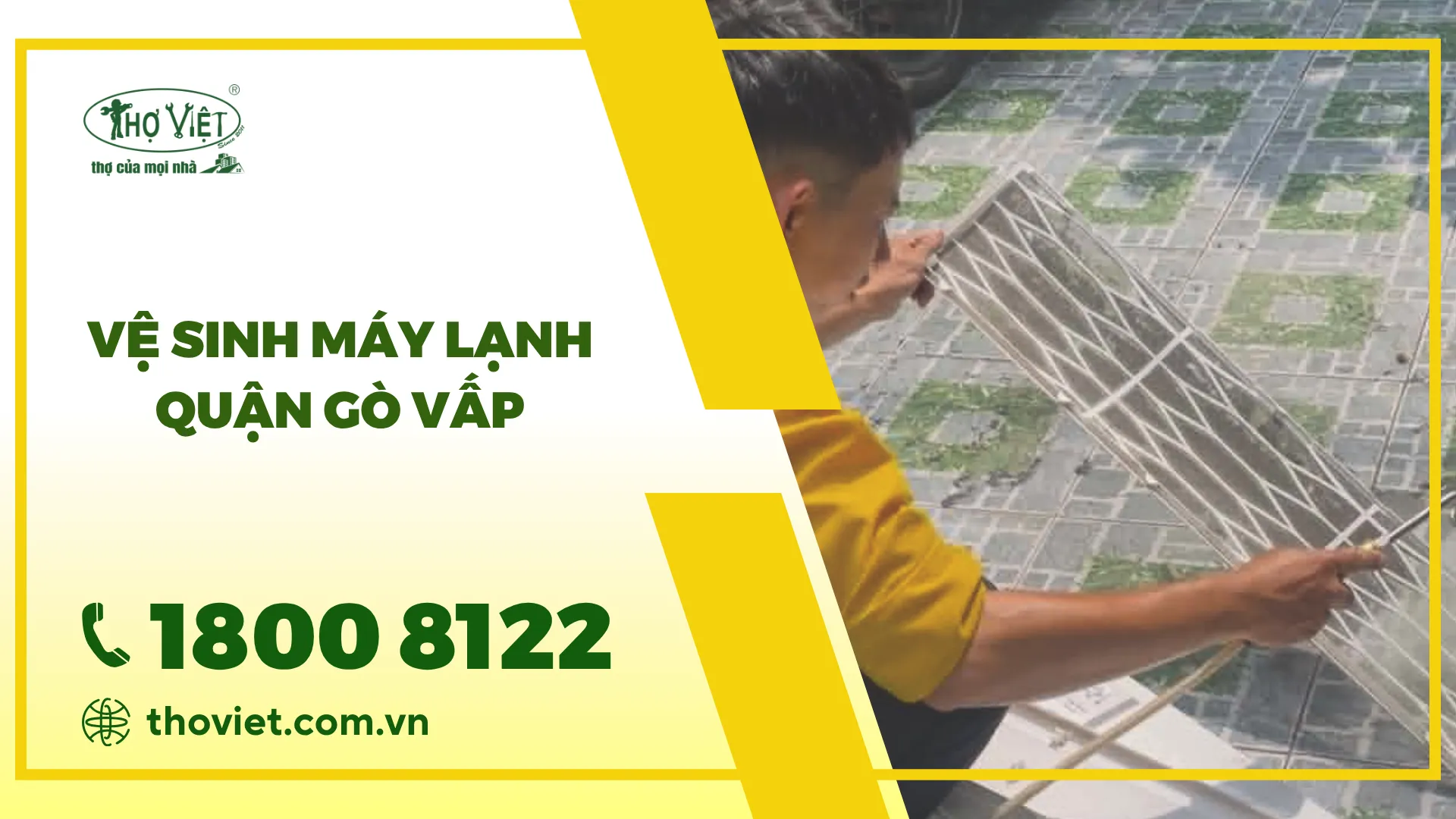 Vệ sinh máy lạnh Gò Vấp từ 150K - Thợ Có Chứng Chỉ