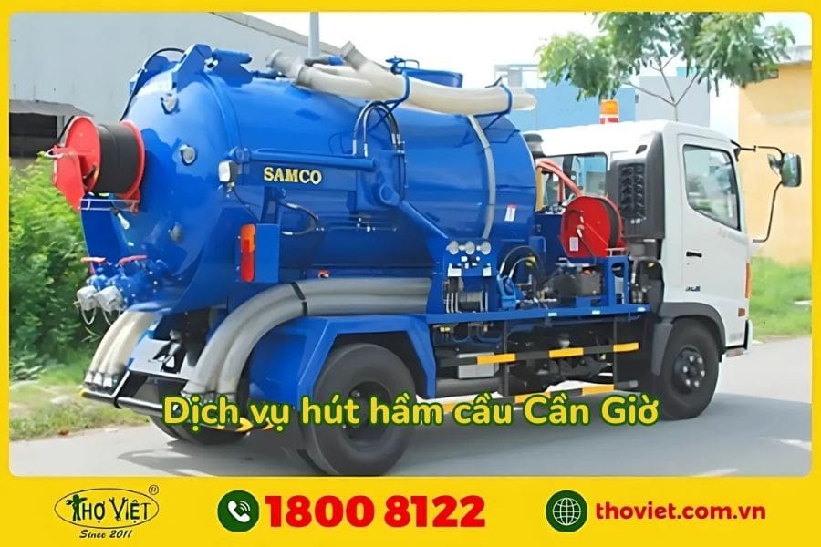 Dịch vụ hút hầm cầu Cần Giờ