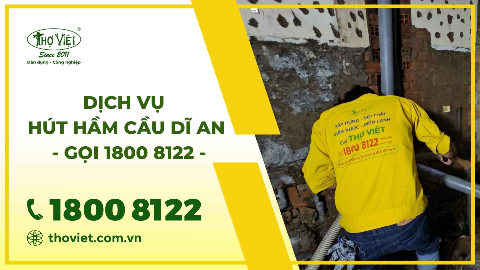 Hút hầm cầu Dĩ An