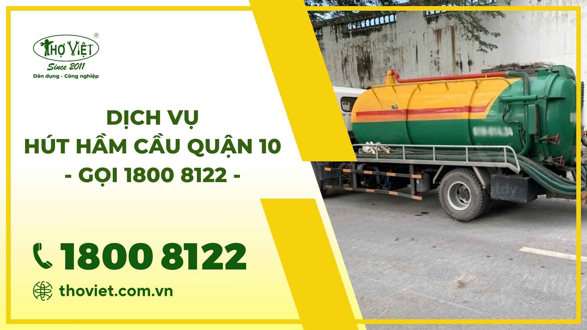 Hút hầm cầu quận 10