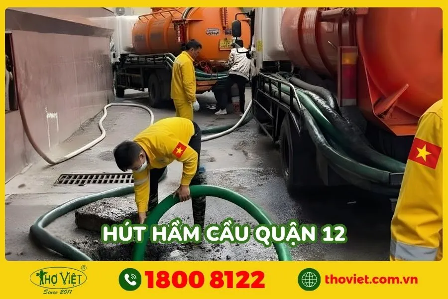 Thợ hút hầm cầu quận 11 chuyên nghiệp, tận tâm và giá tốt