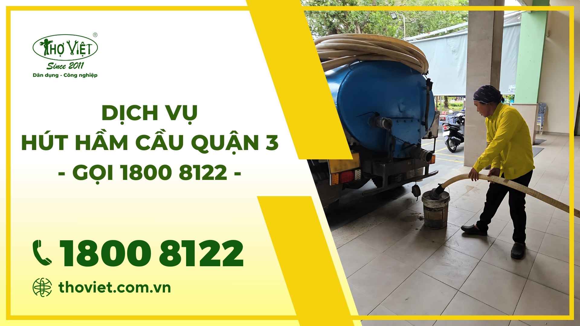 Hút hầm cầu quận 3