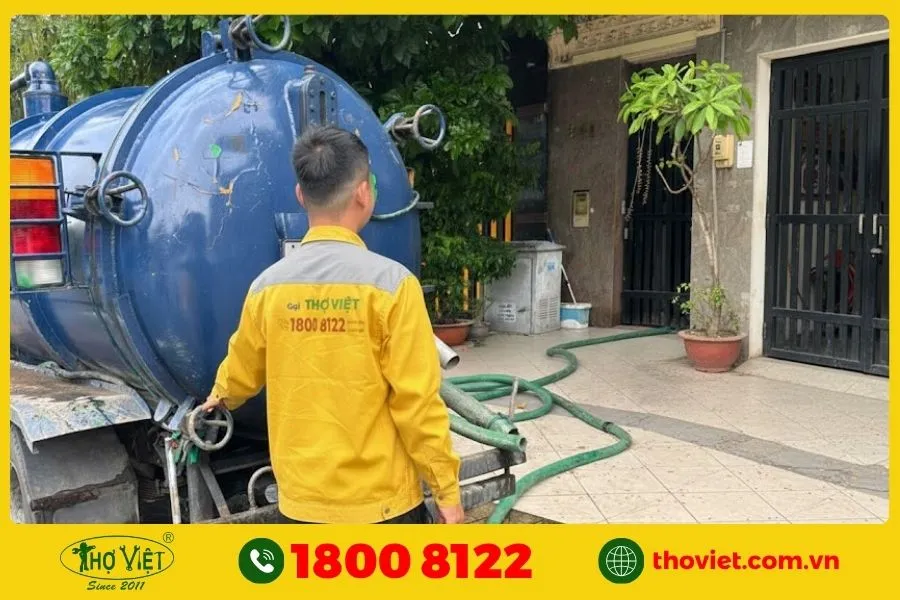 Thợ Việt đơn vị chuyên nhận hút hầm cầu tại quận 6