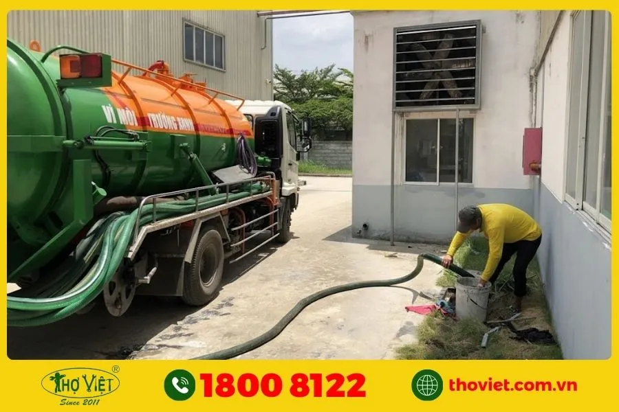 Quy trình hút hầm cầu quận 6 tại Thợ Việt