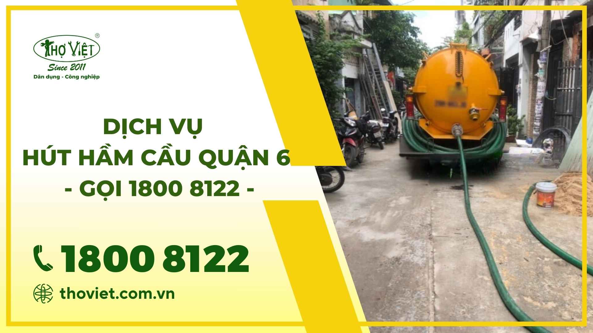 Hút hầm cầu quận 6