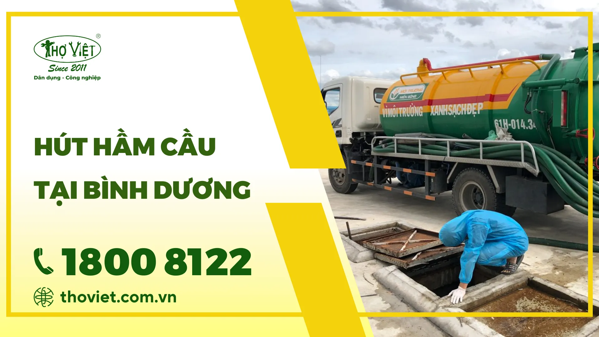 hút hầm cầu tại bình dương
