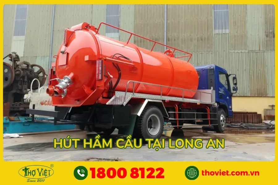 Rút hầm cầu tại Long An