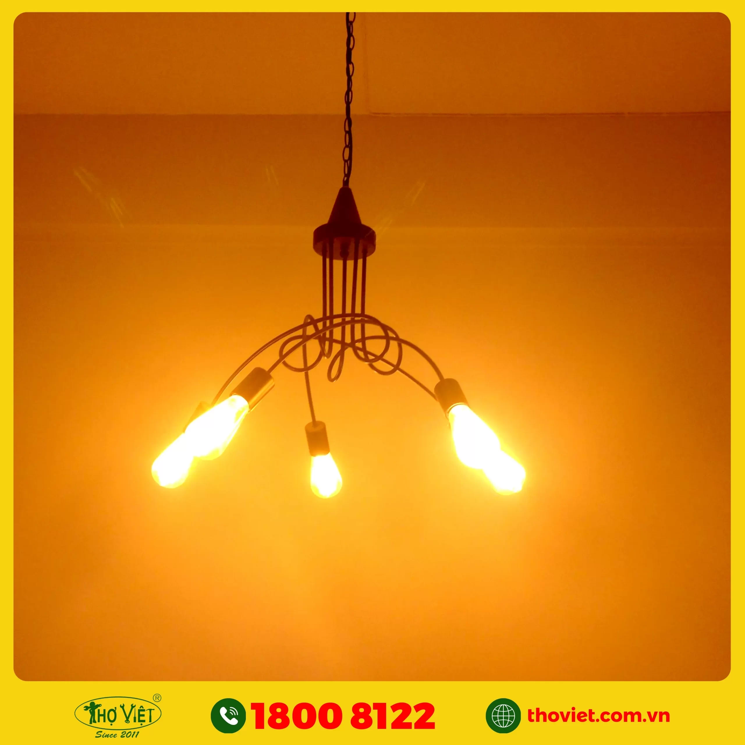 lắp đèn trang trí