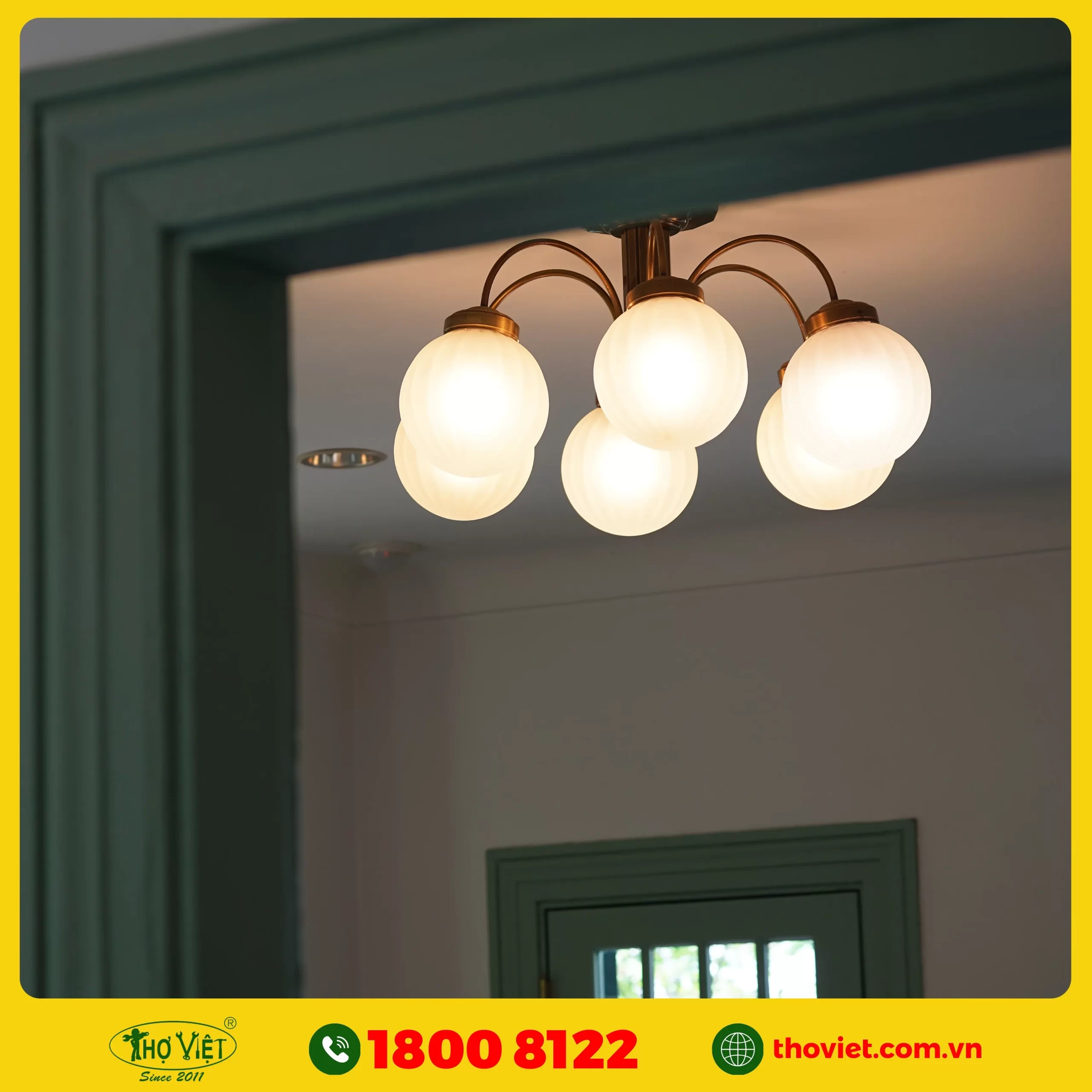 lắp đèn trang trí