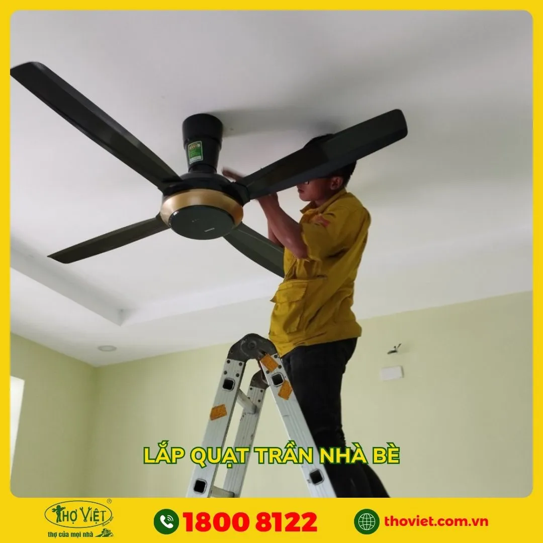 Lắp quạt trần Nhà Bè