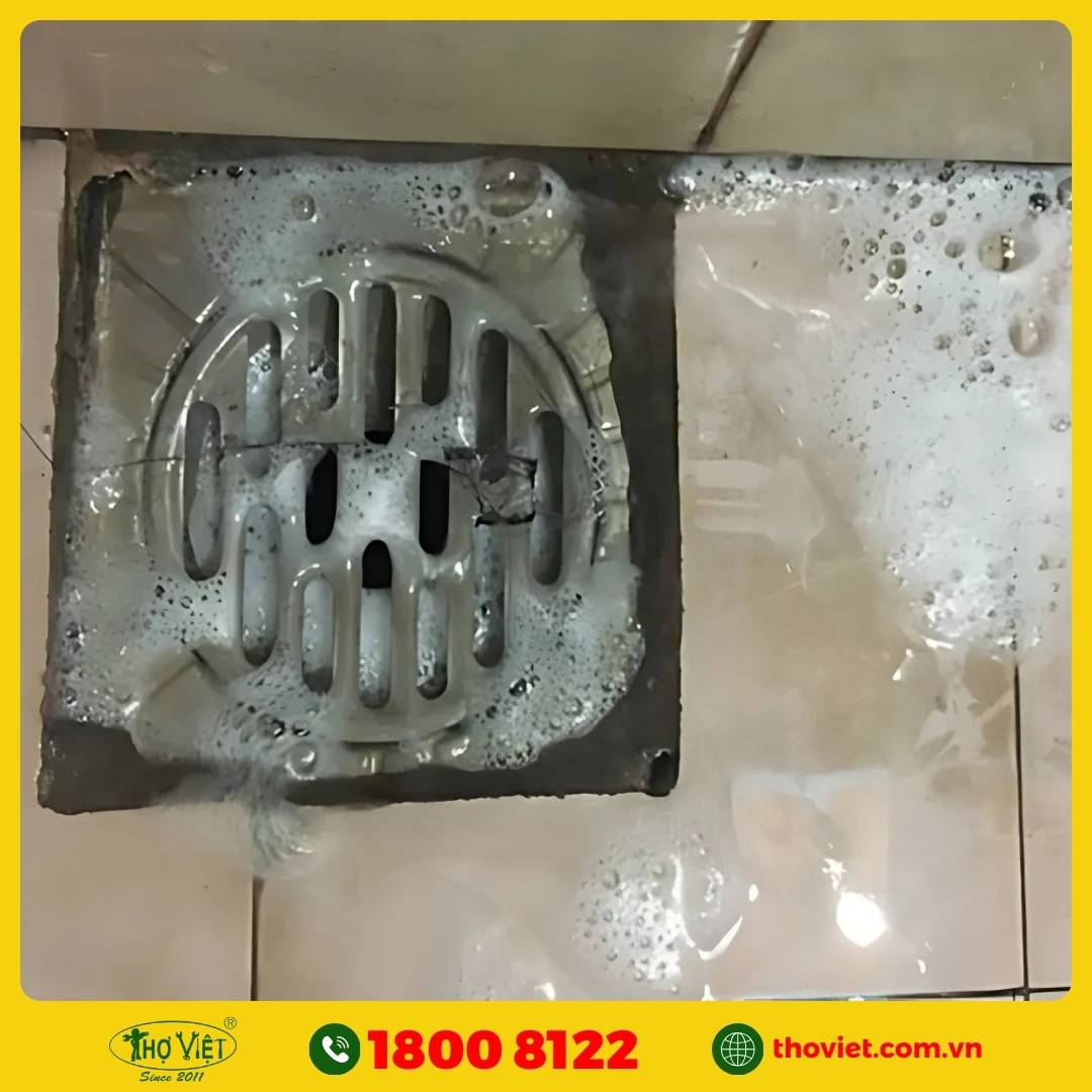 Nguyên nhân gây nên tắc đường ống thoát sàn