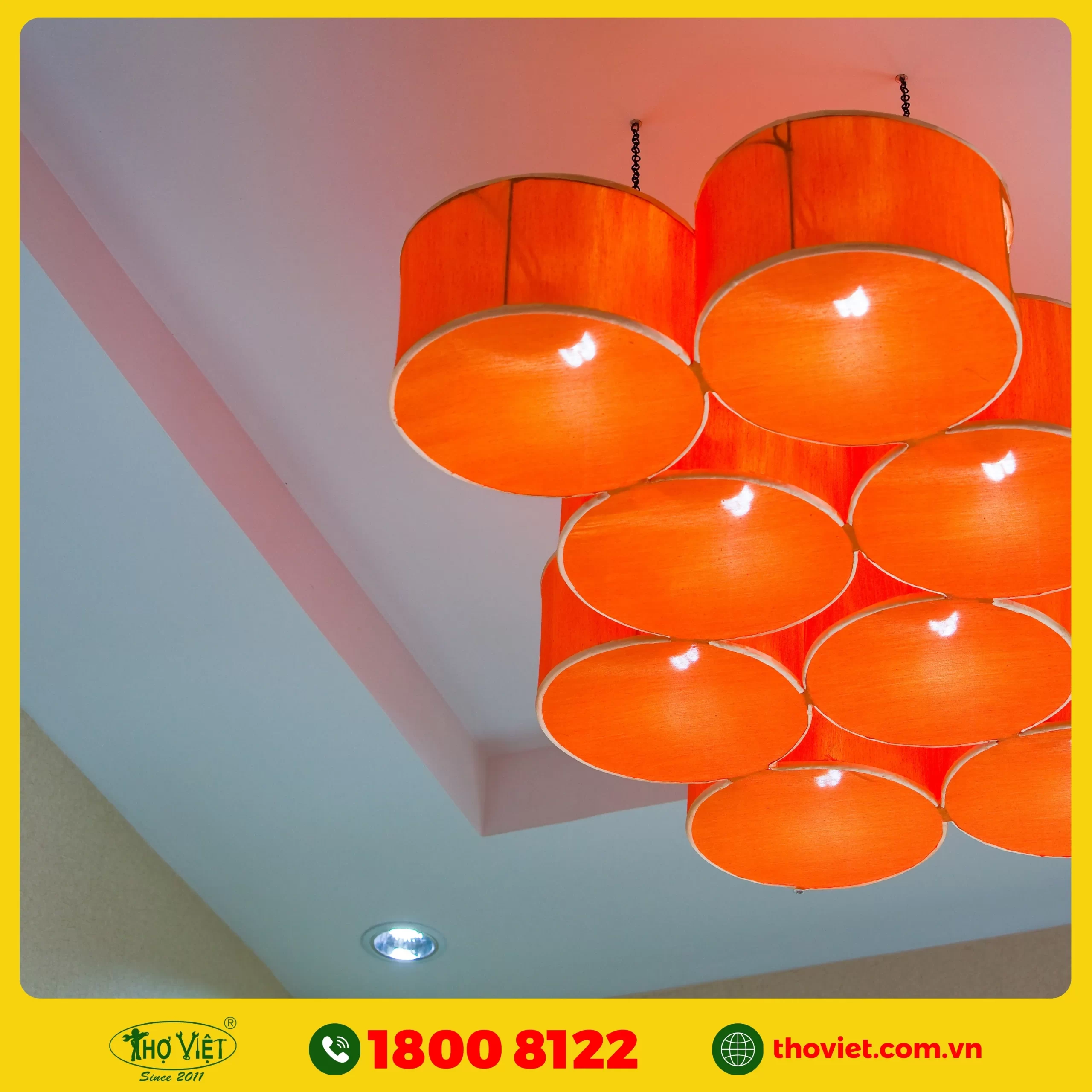 quy trình lắp đèn trang trí