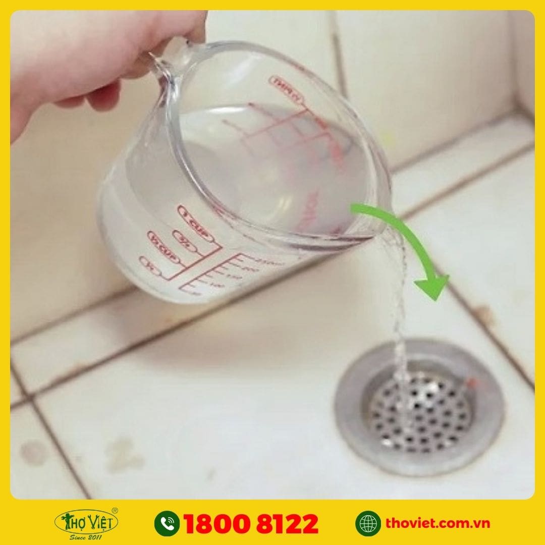 Thông tắc cống ngầm bằng nước nóng