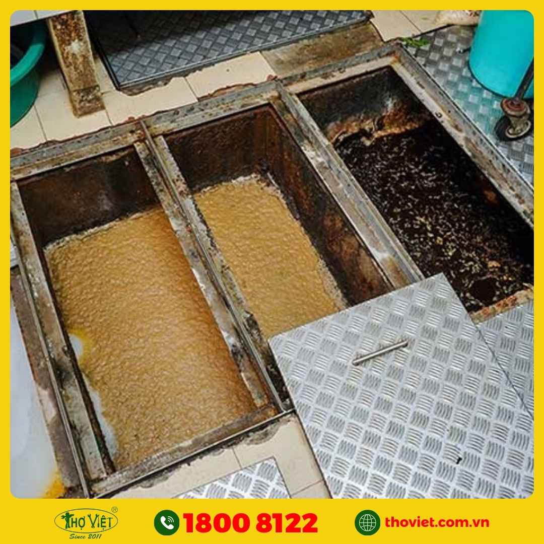 Tình trạng tắc cống nhà hàng