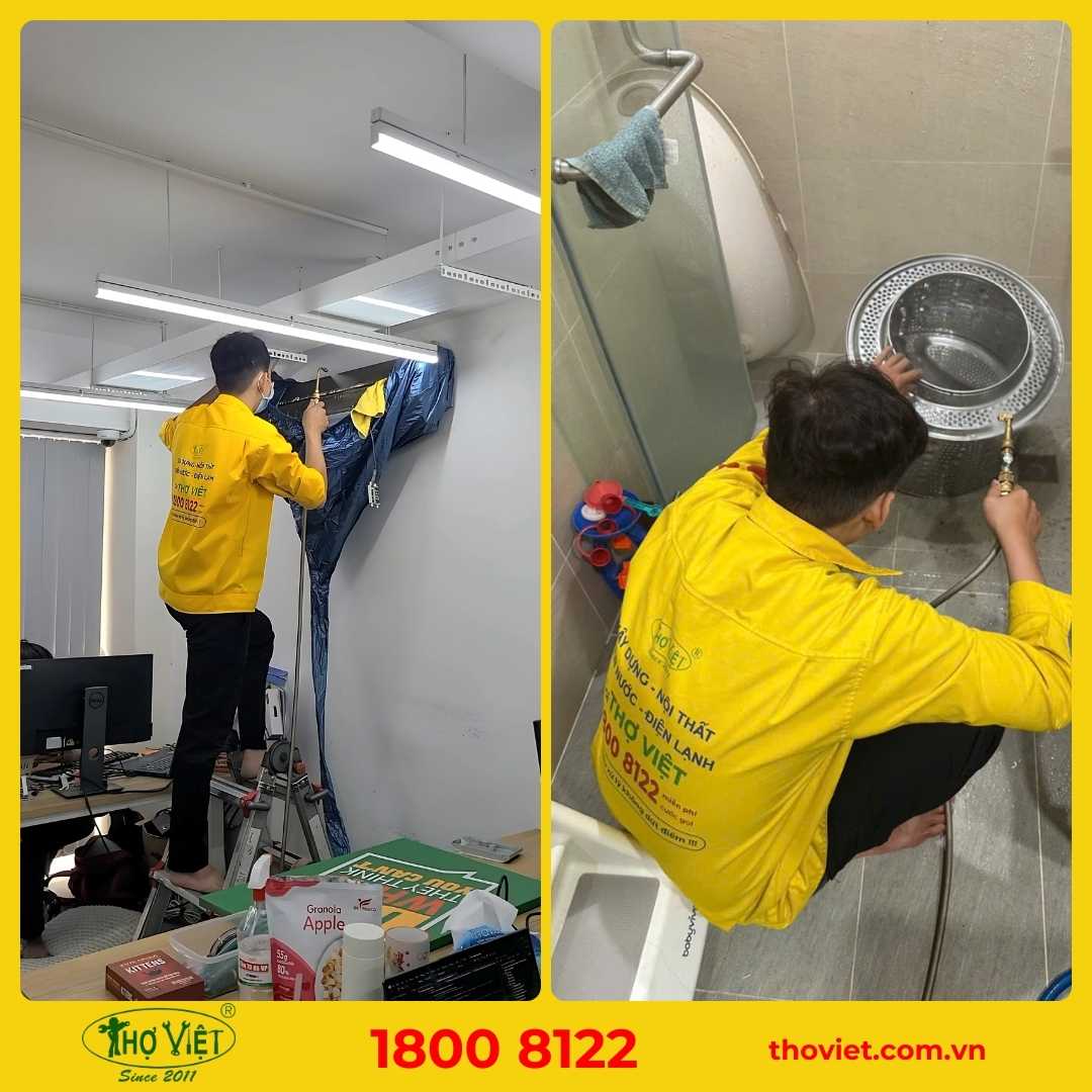 Vệ sinh máy giặt và máy lạnh định kỳ