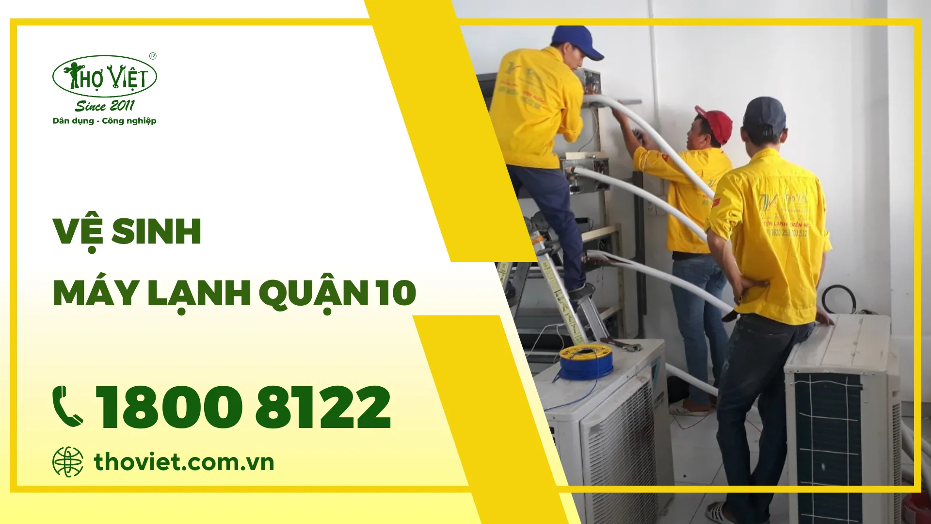 Thợ vệ sinh máy lạnh quận 10 - Gọi 1800 8122