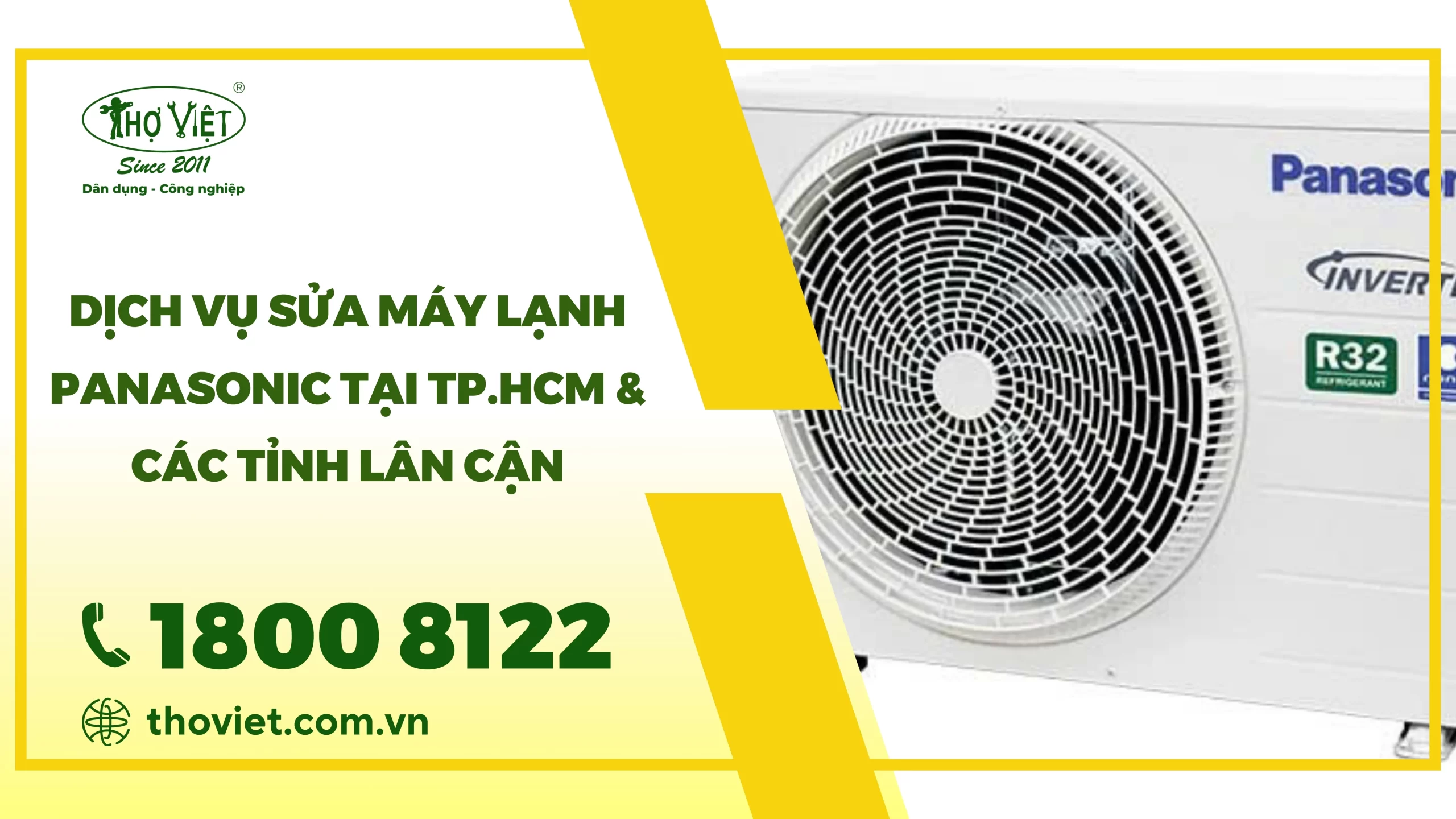 Dịch vụ sửa máy lạnh Panasonic tại TP.HCM & Các tỉnh lân cận