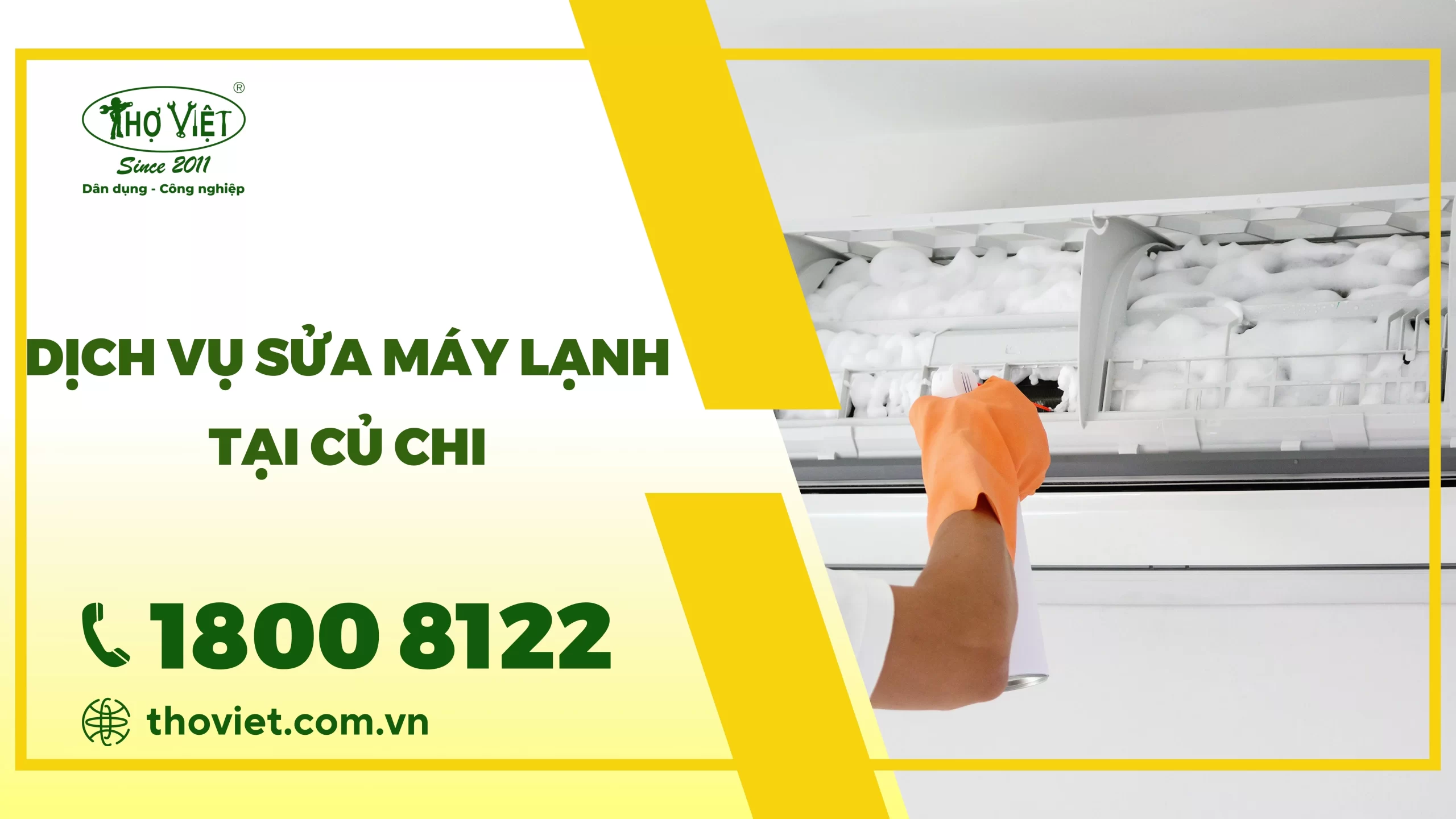 Dịch vụ sửa máy lạnh tại Củ Chi