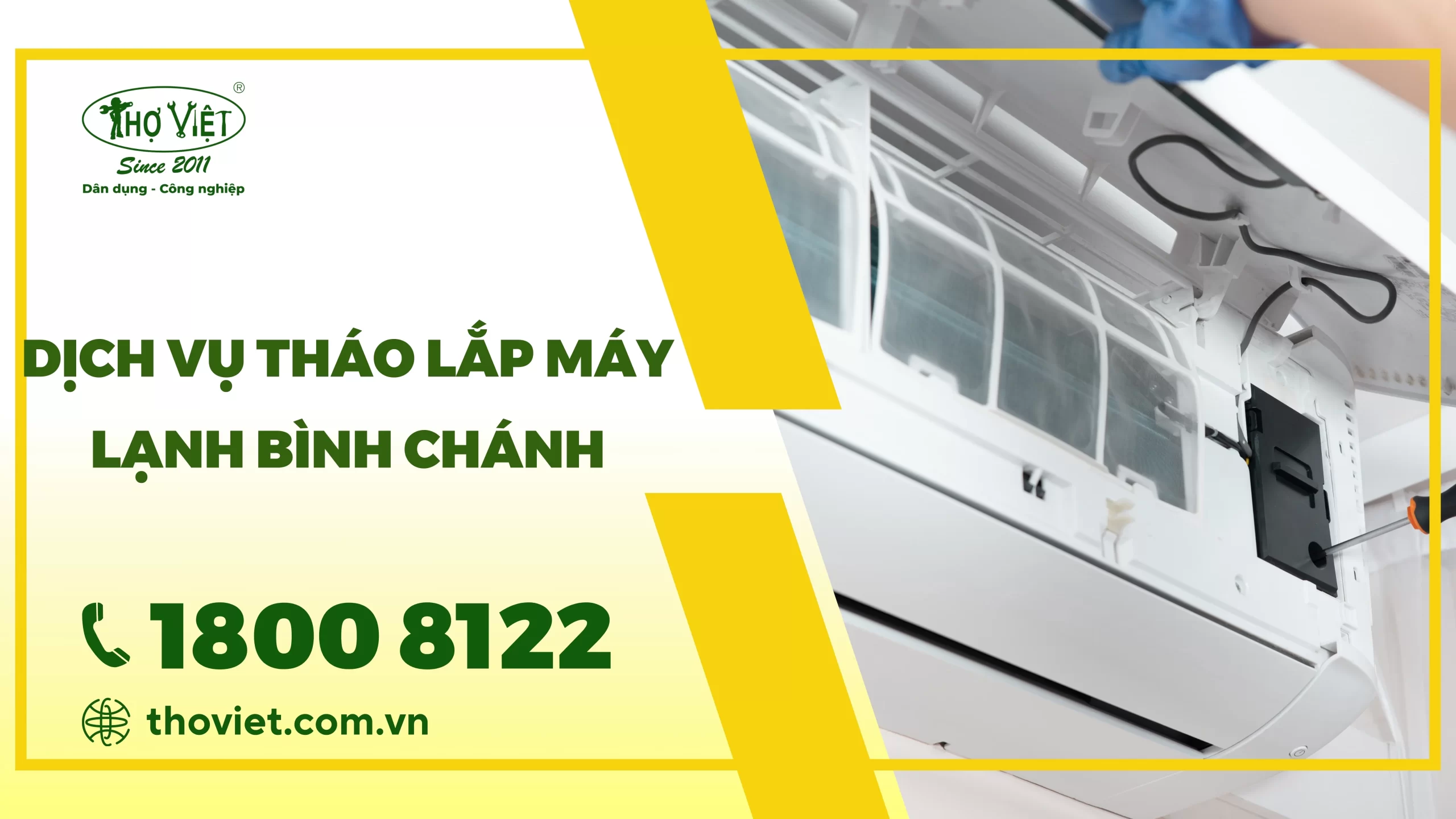 Dịch vụ tháo lắp máy lạnh Bình Chánh