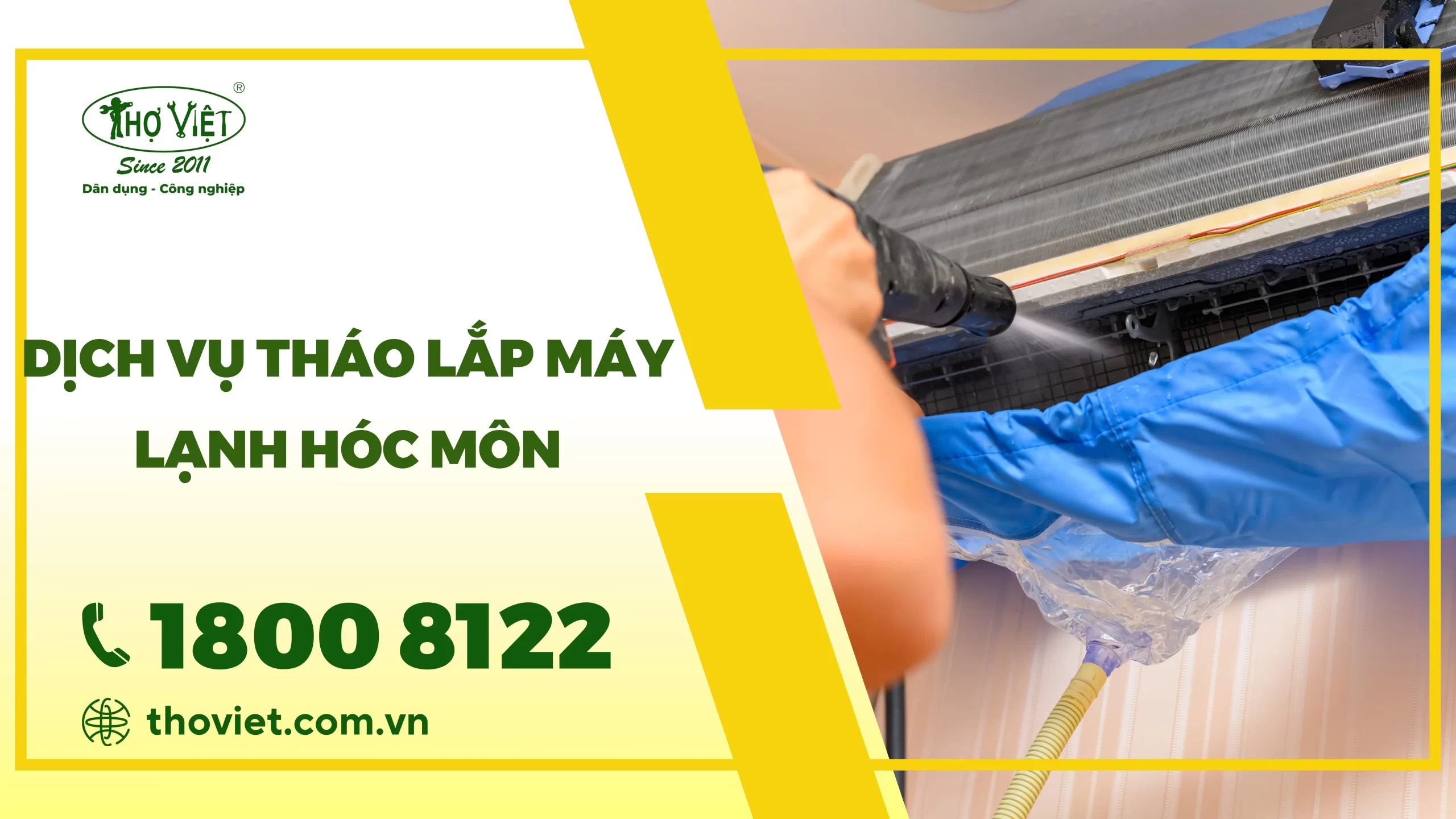 Dịch vụ tháo lắp máy lạnh Hóc Môn