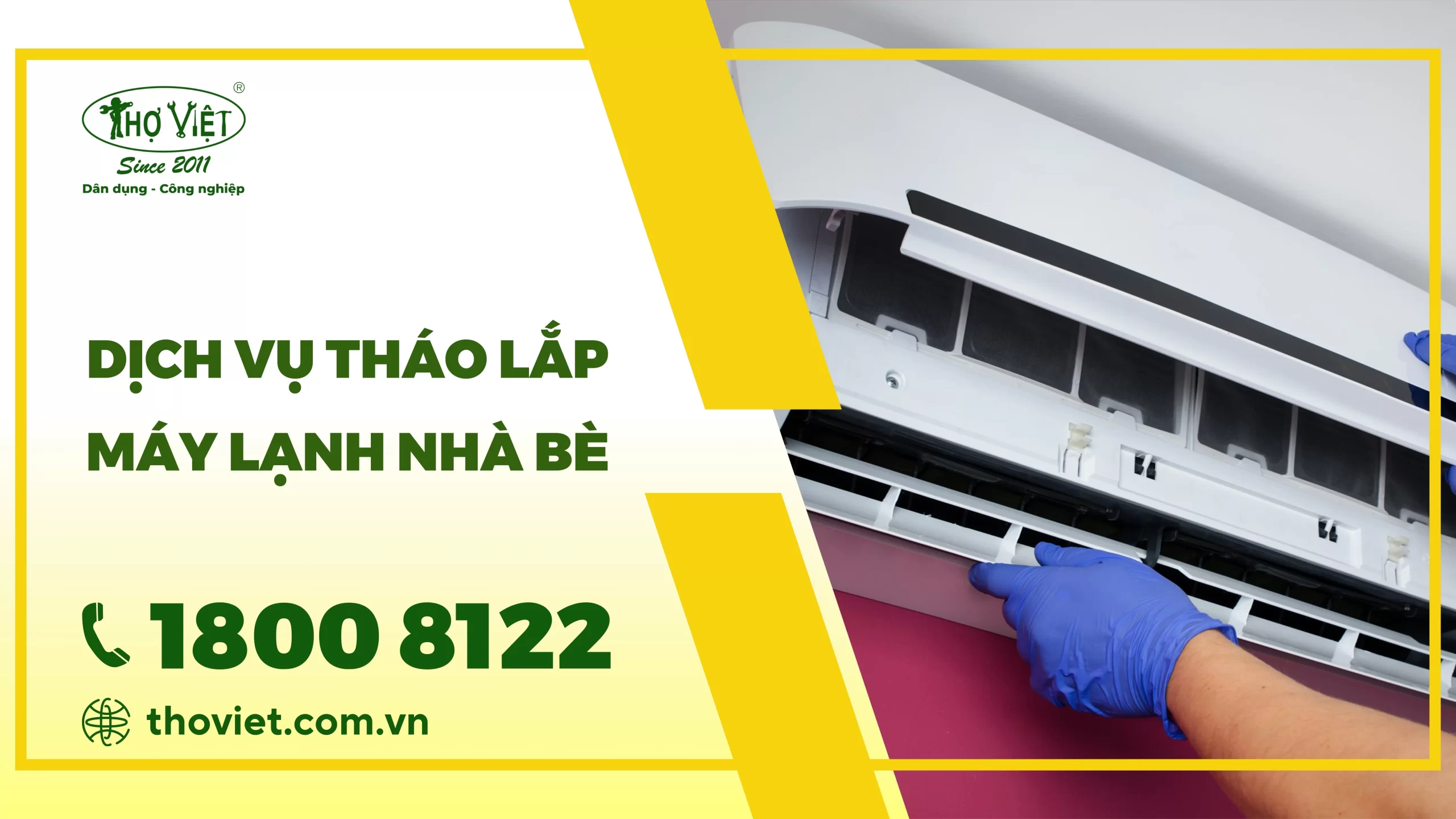 Dịch vụ tháo lắp máy lạnh Nhà Bè