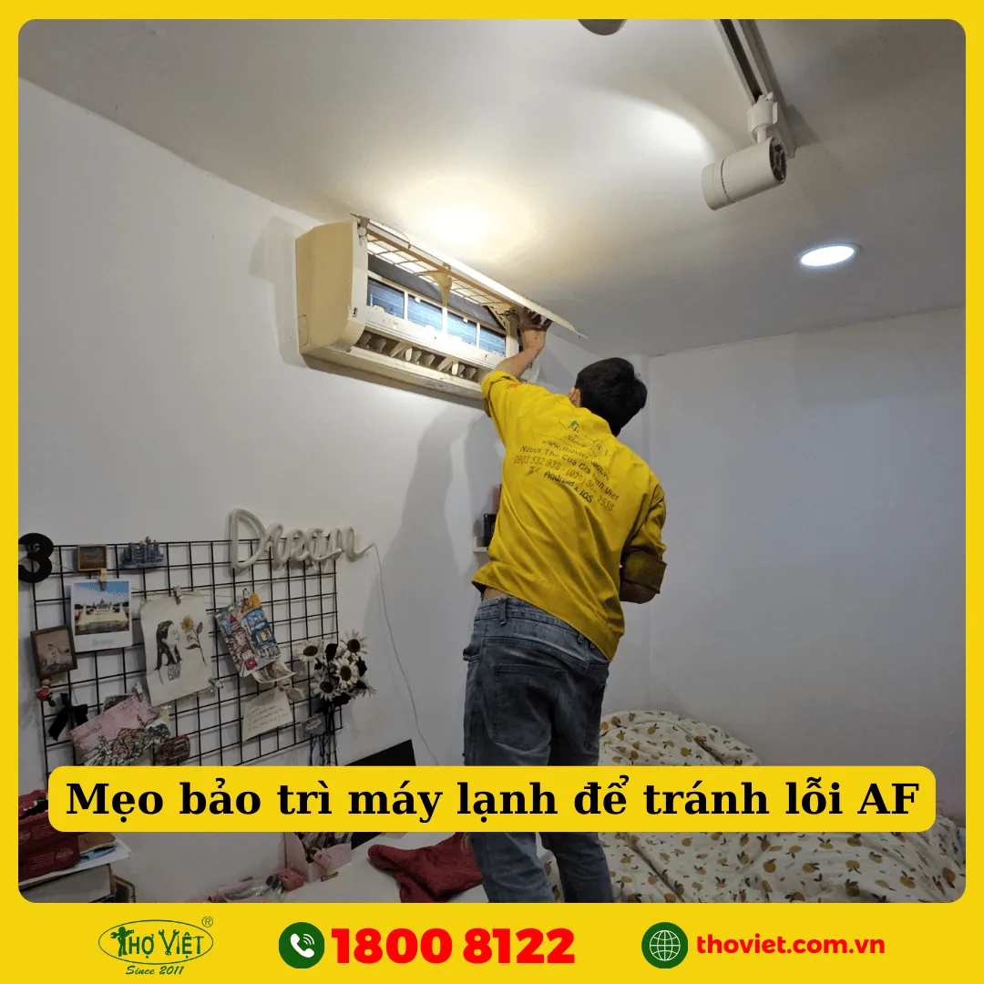Mẹo bảo trì máy lạnh để tránh lỗi AF