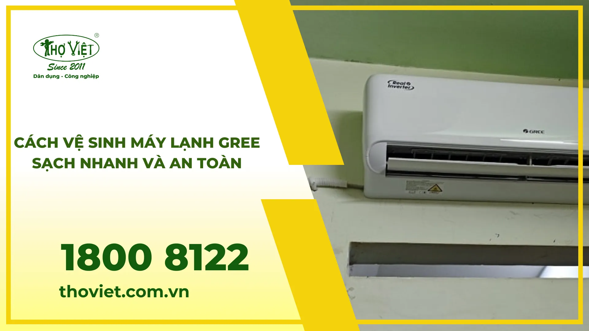 Cách vệ sinh máy lạnh Gree