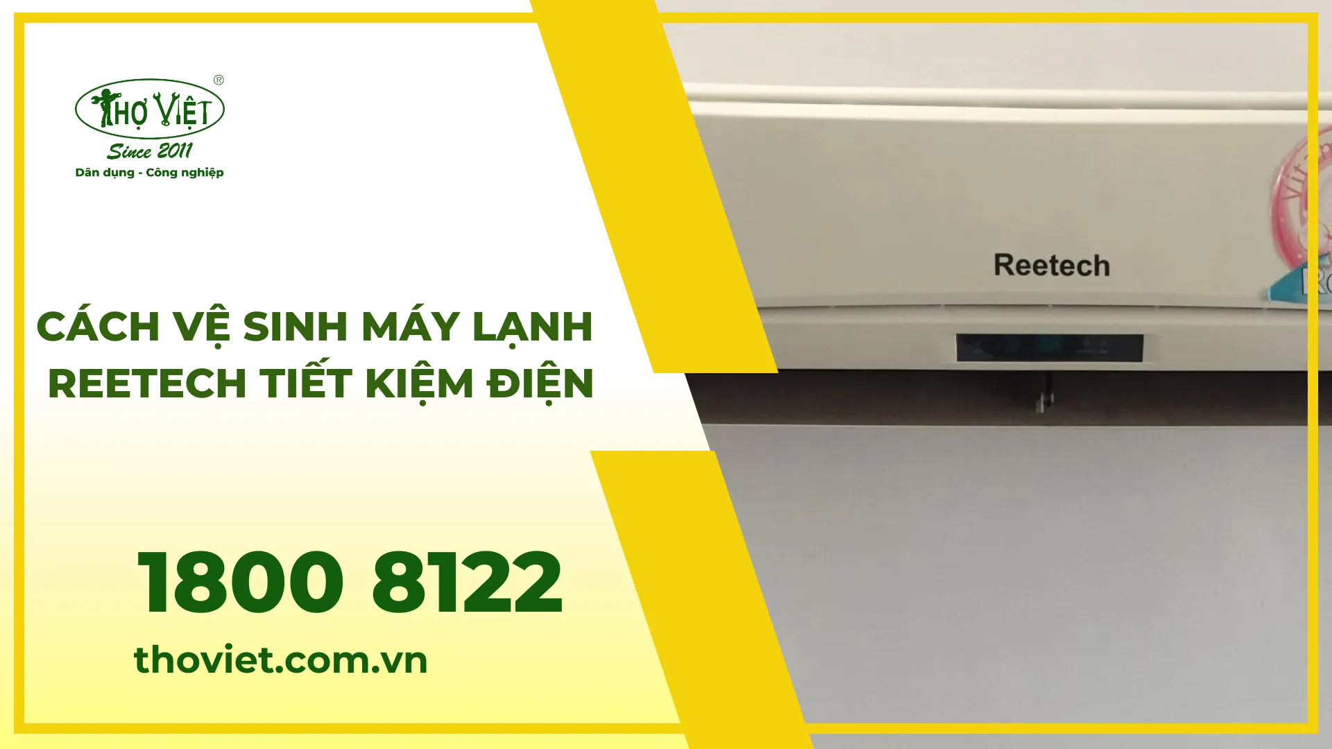 Cách vệ sinh máy lạnh Reetech