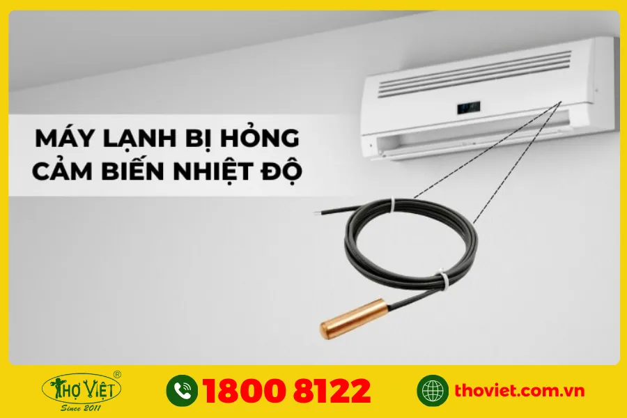 Cảm biến nhiệt độ gặp lỗi
