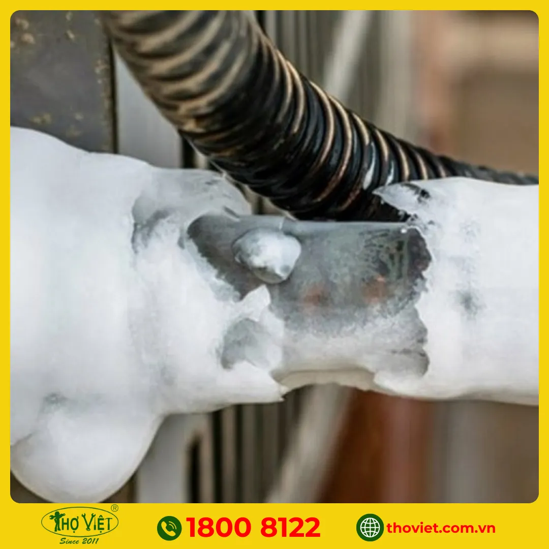 Ống dẫn gas bị tắc nghẽn