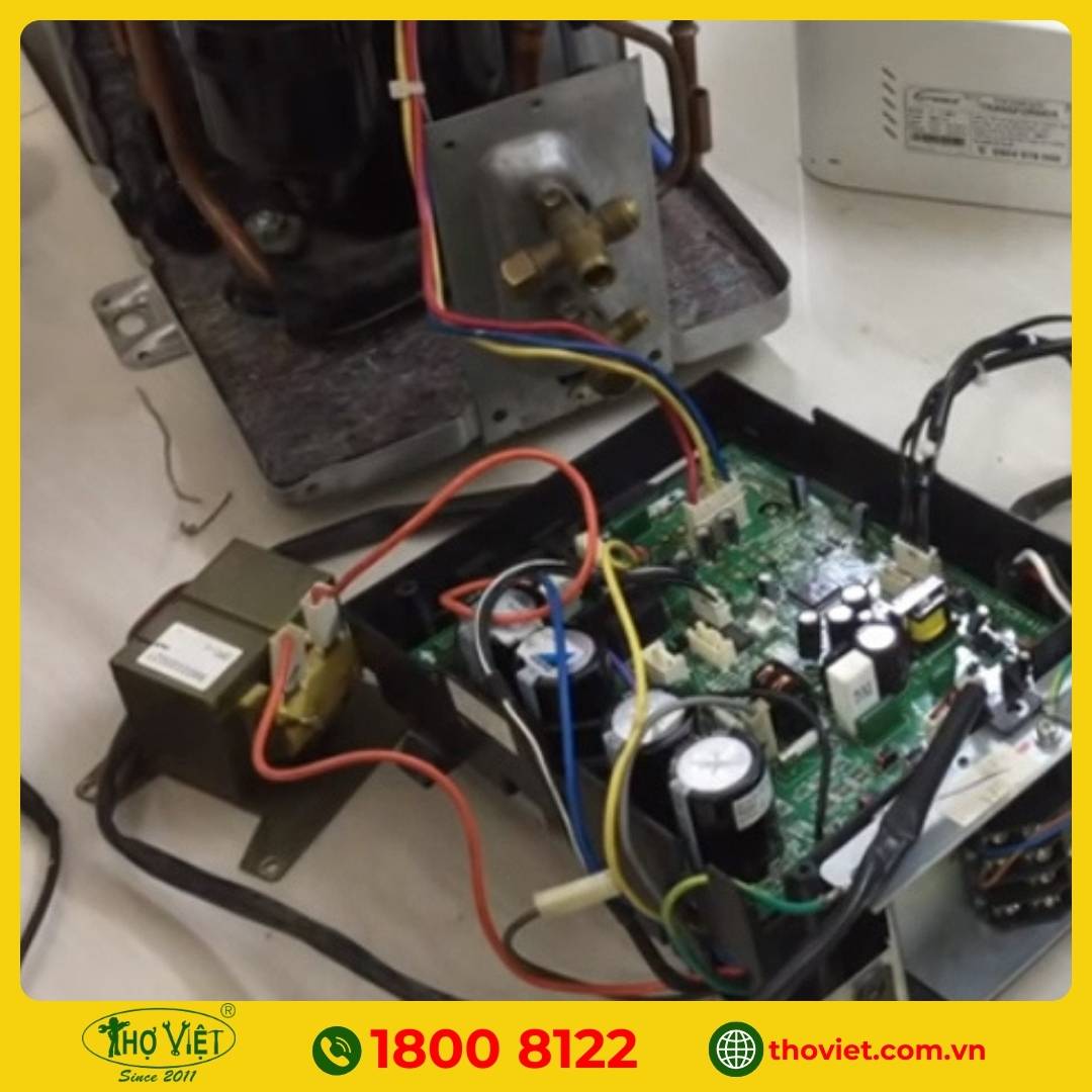 Hỏng bo mạch cục nóng