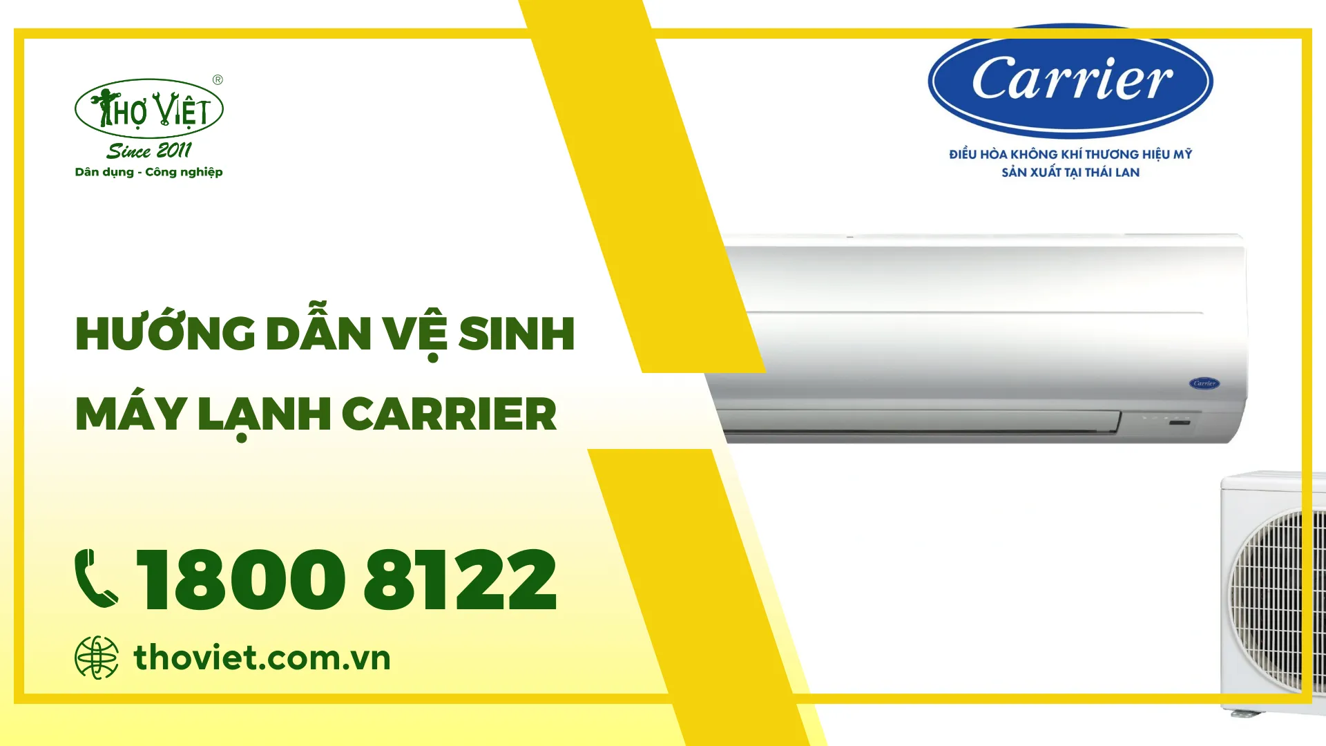 Hướng dẫn vệ sinh máy lạnh Carrier siêu sạch