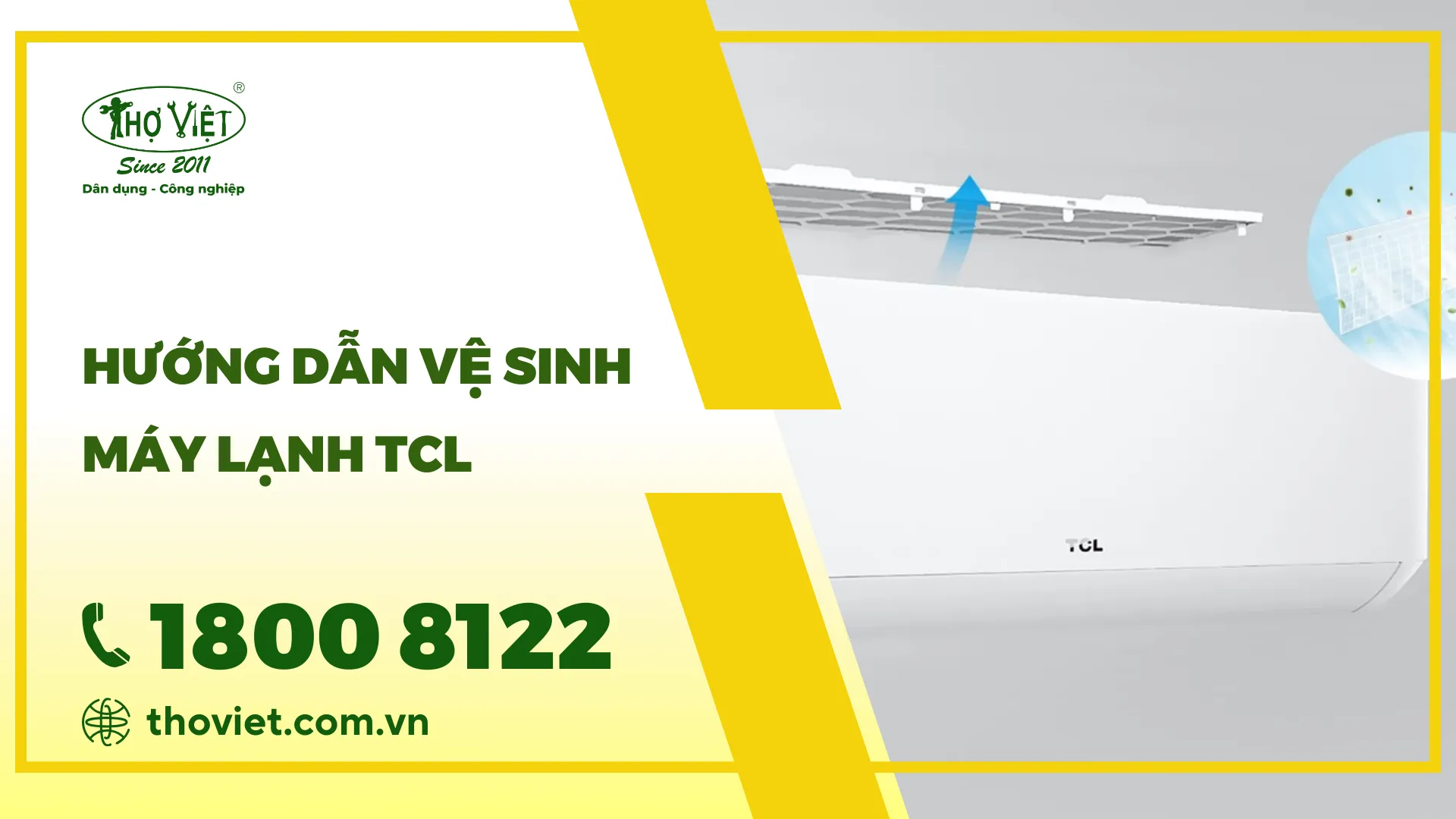 Bật mí cách vệ sinh máy lạnh TCL siêu sạch